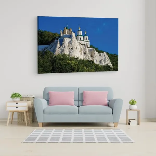 Multicolor_Holy_Assumption_Monastery,_Wooden_Framed_Canvas_Paintings_|_For_Home_Decor_|_Bedroom,_Living_Room,Wall_Decoration_|_Hd_Print_Canvas_|_Wall_Art_Painting,_Size_16_X_24_Inch