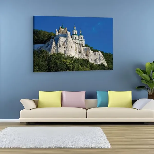 Multicolor_Holy_Assumption_Monastery,_Wooden_Framed_Canvas_Paintings_|_For_Home_Decor_|_Bedroom,_Living_Room,Wall_Decoration_|_Hd_Print_Canvas_|_Wall_Art_Painting,_Size_16_X_24_Inch