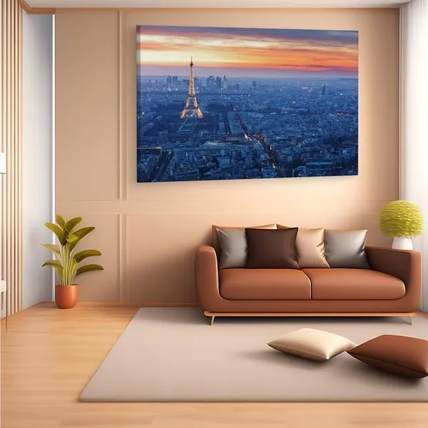 Multicolor_Eiffel_Tower,_Wooden_Framed_Canvas_Paintings_|_For_Home_Decor_|_Bedroom,_Living_Room,Wall_Decoration_|_Wall_Art_Painting,_Ct0103,_Size_16_X_24_In