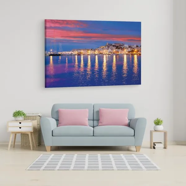 Multicolor__Wooden_Framed_Canvas_Paintings_|_For_Home_Decor_|_Bedroom,_Living_Room,Wall_Decoration_|_Wall_Art_Painting,_Ct0106,_Size_16_X_24_In
