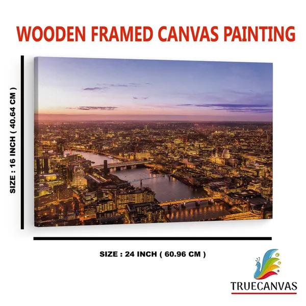 Multicolor_River_Thames,_Wooden_Framed_Canvas_Paintings_|_For_Home_Decor_|_Bedroom,_Living_Room,Wall_Decoration_|_Wall_Art_Painting,_Ct0110,_Size_16_X_24_In