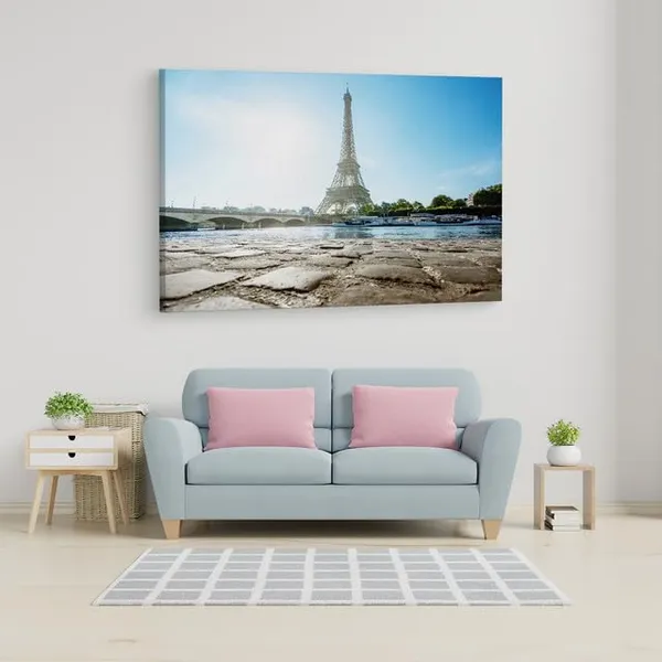 Multicolor_Eiffel_Tower,_Wooden_Framed_Canvas_Paintings_|_For_Home_Decor_|_Bedroom,_Living_Room,Wall_Decoration_|_Wall_Art_Painting,_Ct0113,_Size_16_X_24_In