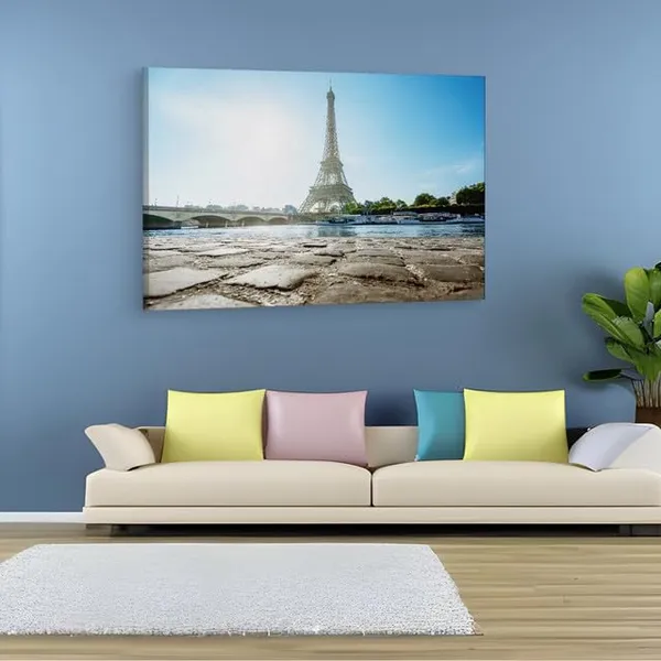 Multicolor_Eiffel_Tower,_Wooden_Framed_Canvas_Paintings_|_For_Home_Decor_|_Bedroom,_Living_Room,Wall_Decoration_|_Wall_Art_Painting,_Ct0113,_Size_16_X_24_In