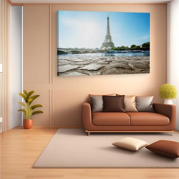 Multicolor_Eiffel_Tower,_Wooden_Framed_Canvas_Paintings_|_For_Home_Decor_|_Bedroom,_Living_Room,Wall_Decoration_|_Wall_Art_Painting,_Ct0113,_Size_16_X_24_In