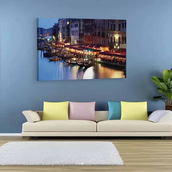 Multicolor_Venice,_Wooden_Framed_Canvas_Paintings_|_For_Home_Decor_|_Bedroom,_Living_Room,Wall_Decoration_|_Wall_Art_Painting,_Ct0119,_Size_16_X_24_In