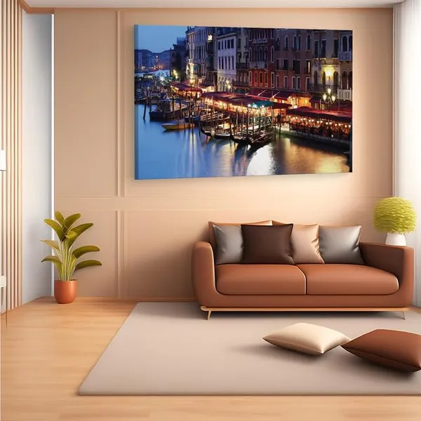 Multicolor_Venice,_Wooden_Framed_Canvas_Paintings_|_For_Home_Decor_|_Bedroom,_Living_Room,Wall_Decoration_|_Wall_Art_Painting,_Ct0119,_Size_16_X_24_In