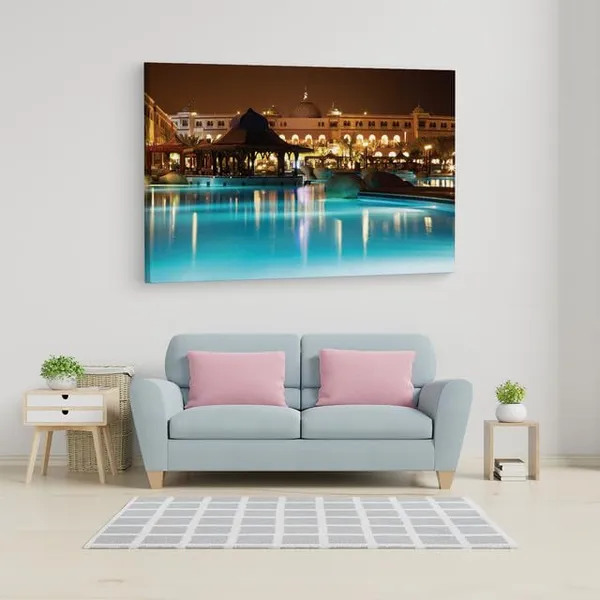 Multicolor_Sentido_Mamlouk_Palace,_Wooden_Framed_Canvas_Paintings_|_For_Home_Decor_|_Bedroom,_Living_Room,Wall_Decoration_|_Wall_Art_Painting,_Ct0120,_Size_16_X_24_In