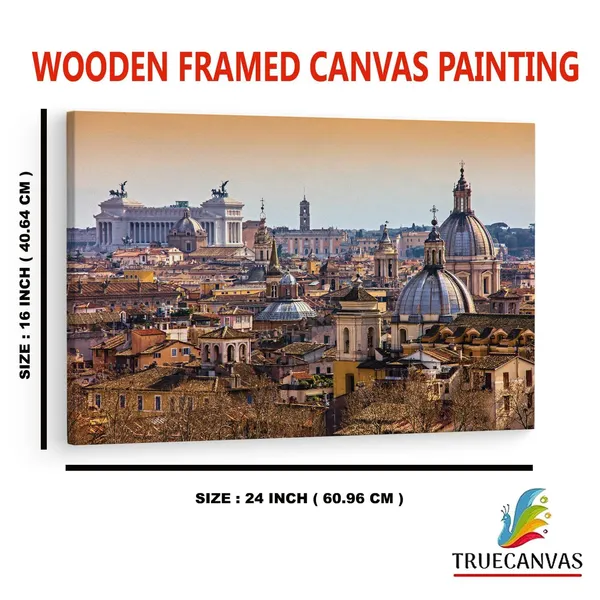 Multicolor_Rome_View,_Wooden_Framed_Canvas_Paintings_|_For_Home_Decor_|_Bedroom,_Living_Room,Wall_Decoration_|_Wall_Art_Painting,_Ct0124,_Size_16_X_24_In