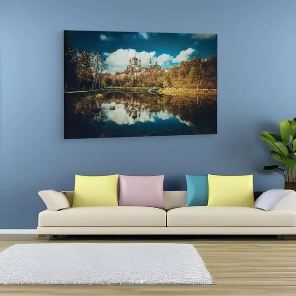 Multicolor_Feofaniya_Park,_Wooden_Framed_Canvas_Paintings_|_For_Home_Decor_|_Bedroom,_Living_Room,Wall_Decoration_|_Wall_Art_Painting,_Ct0127,_Size_16_X_24_In