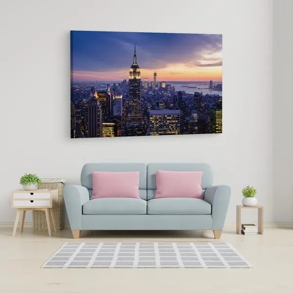 Multicolor_Empire_State_Building,_Wooden_Framed_Canvas_Paintings_|_For_Home_Decor_|_Bedroom,_Living_Room,Wall_Decoration_|_Wall_Art_Painting,_Ct0132,_Size_16_X_24_In