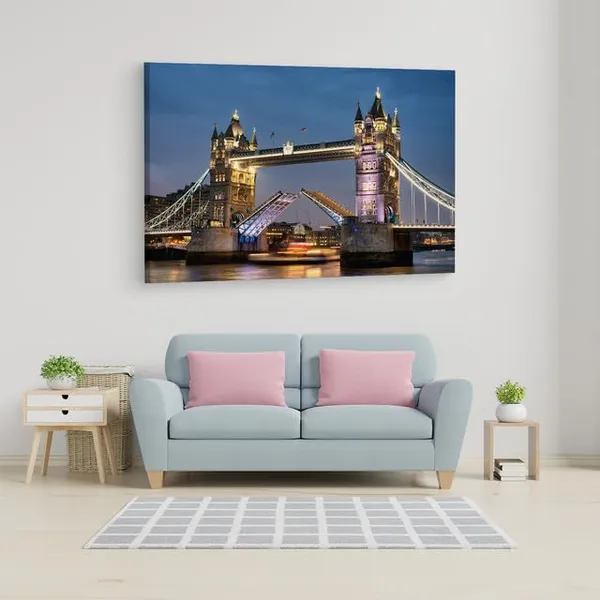 Multicolor_Tower_Bridge,_Wooden_Framed_Canvas_Paintings_|_For_Home_Decor_|_Bedroom,_Living_Room,Wall_Decoration_|_Wall_Art_Painting,_Ct0134,_Size_16_X_24_In