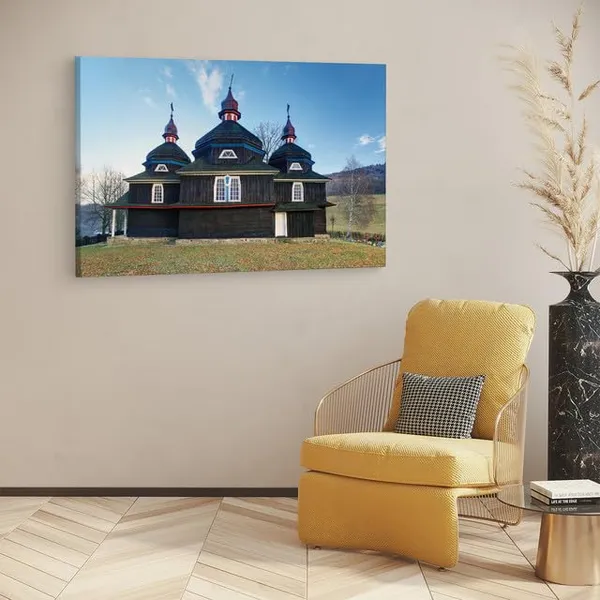 Multicolor_Temple_Of_The_Protection,_Wooden_Framed_Canvas_Paintings_|_For_Home_Decor_|_Bedroom,_Living_Room,Wall_Decoration_|_Wall_Art_Painting,_Ct0135,_Size_16_X_24_In