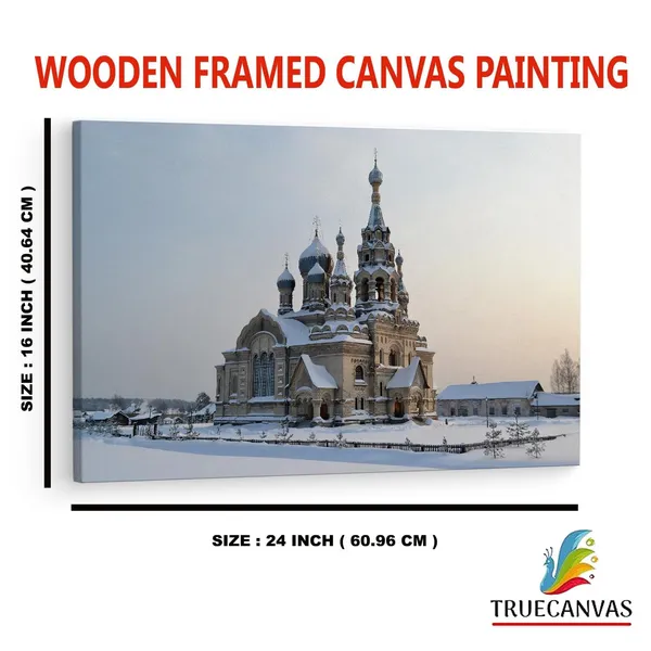 Multicolor_Khram_Spasa,_Wooden_Framed_Canvas_Paintings_|_For_Home_Decor_|_Bedroom,_Living_Room,Wall_Decoration_|_Wall_Art_Painting,_Ct0143,_Size_16_X_24_In