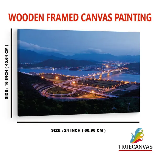 Multicolor_Hong_Kong_Highways,_Wooden_Framed_Canvas_Paintings_|_For_Home_Decor_|_Bedroom,_Living_Room,Wall_Decoration_|_Wall_Art_Painting,_Ct0151,_Size_16_X_24_In