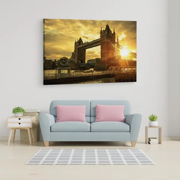 Multicolor_Tower_Bridge,_Wooden_Framed_Canvas_Paintings_|_For_Home_Decor_|_Bedroom,_Living_Room,Wall_Decoration_|_Wall_Art_Painting,_Ct0155,_Size_16_X_24_In