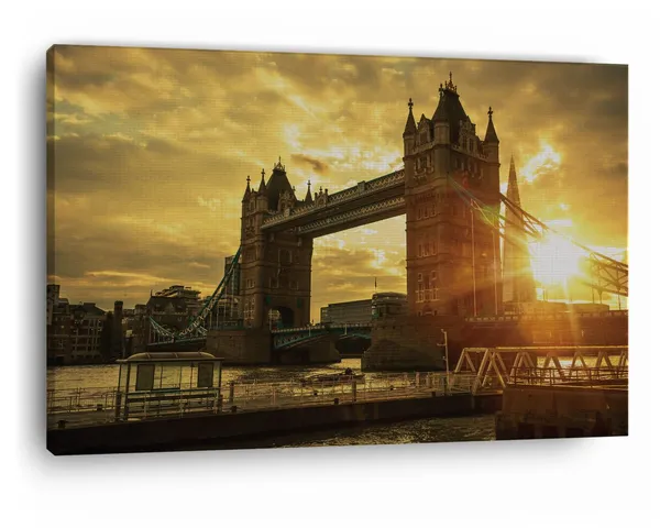 Multicolor_Tower_Bridge,_Wooden_Framed_Canvas_Paintings_|_For_Home_Decor_|_Bedroom,_Living_Room,Wall_Decoration_|_Wall_Art_Painting,_Ct0155,_Size_16_X_24_In