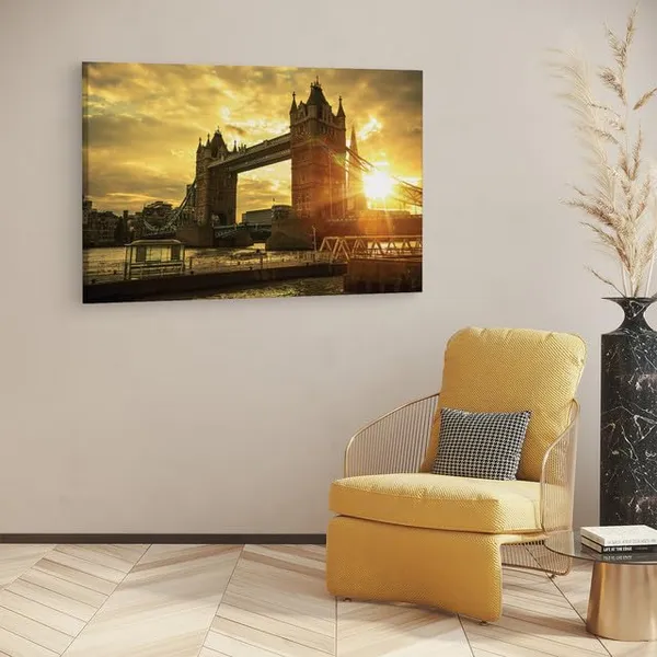 Multicolor_Tower_Bridge,_Wooden_Framed_Canvas_Paintings_|_For_Home_Decor_|_Bedroom,_Living_Room,Wall_Decoration_|_Wall_Art_Painting,_Ct0155,_Size_16_X_24_In