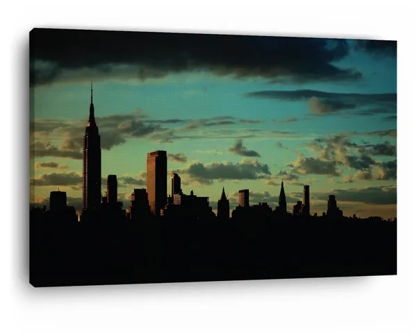 Multicolor_Empire_State_Building,_Wooden_Framed_Canvas_Paintings_|_For_Home_Decor_|_Bedroom,_Living_Room,Wall_Decoration_|_Wall_Art_Painting,_Ct0158,_Size_16_X_24_In