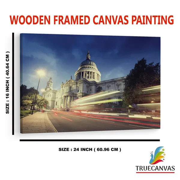 Multicolor_St._Paul'S_Cathedral,_Wooden_Framed_Canvas_Paintings_|_For_Home_Decor_|_Bedroom,_Living_Room,Wall_Decoration_|_Wall_Art_Painting,_Ct0162,_Size_16_X_24_In
