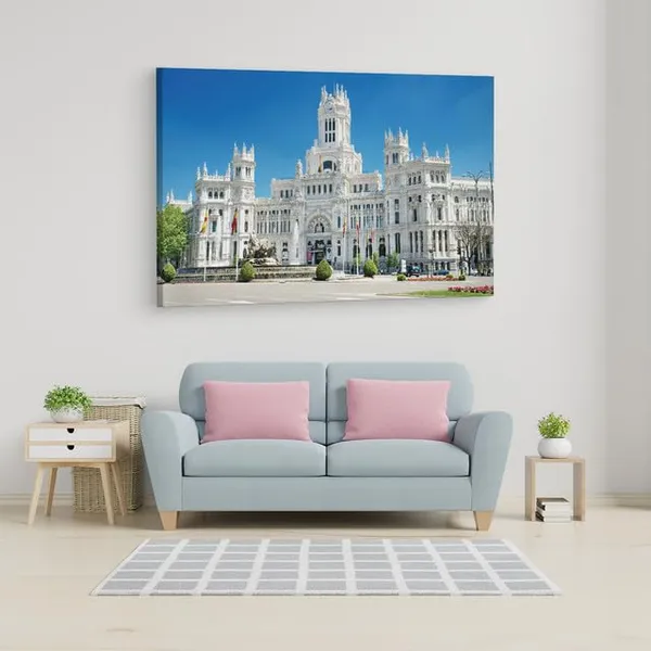 Multicolor_Cybele_Palace,_Wooden_Framed_Canvas_Paintings_|_For_Home_Decor_|_Bedroom,_Living_Room,Wall_Decoration_|_Wall_Art_Painting,_Ct0163,_Size_16_X_24_In