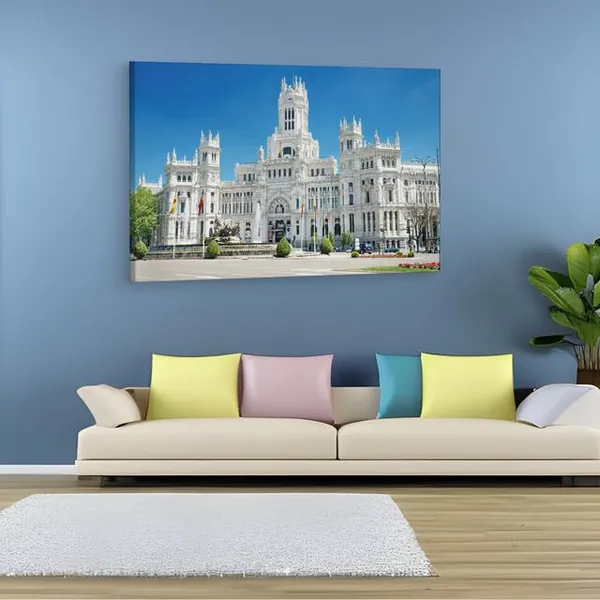 Multicolor_Cybele_Palace,_Wooden_Framed_Canvas_Paintings_|_For_Home_Decor_|_Bedroom,_Living_Room,Wall_Decoration_|_Wall_Art_Painting,_Ct0163,_Size_16_X_24_In