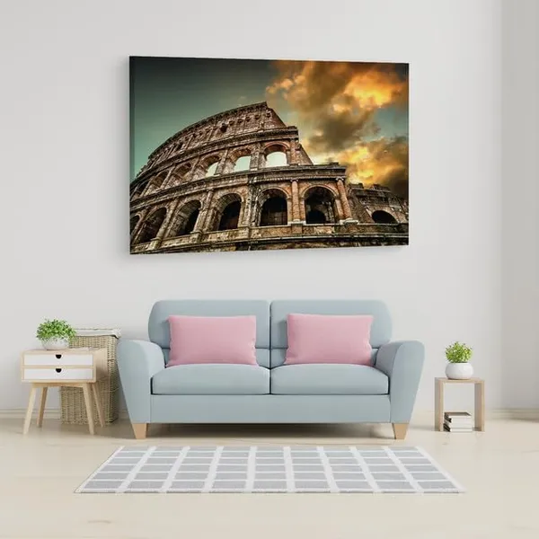 Multicolor_Colosseum,_Wooden_Framed_Canvas_Paintings_|_For_Home_Decor_|_Bedroom,_Living_Room,Wall_Decoration_|_Wall_Art_Painting,_Ct0168,_Size_16_X_24_In