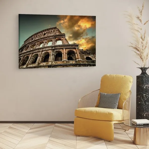 Multicolor_Colosseum,_Wooden_Framed_Canvas_Paintings_|_For_Home_Decor_|_Bedroom,_Living_Room,Wall_Decoration_|_Wall_Art_Painting,_Ct0168,_Size_16_X_24_In