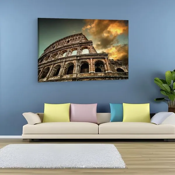 Multicolor_Colosseum,_Wooden_Framed_Canvas_Paintings_|_For_Home_Decor_|_Bedroom,_Living_Room,Wall_Decoration_|_Wall_Art_Painting,_Ct0168,_Size_16_X_24_In