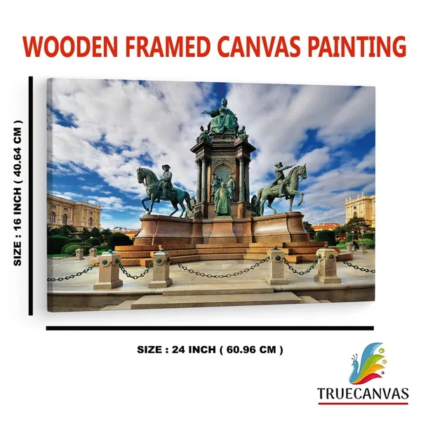 Multicolor_Maria_Theresa_Memorial,_Wooden_Framed_Canvas_Paintings_|_For_Home_Decor_|_Bedroom,_Living_Room,Wall_Decoration_|_Wall_Art_Painting,_Ct0170,_Size_16_X_24_In
