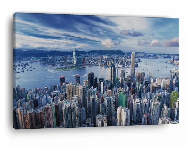 Multicolor_Victoria_Peak,_Wooden_Framed_Canvas_Paintings_|_For_Home_Decor_|_Bedroom,_Living_Room,Wall_Decoration_|_Wall_Art_Painting,_Ct0171,_Size_16_X_24_In