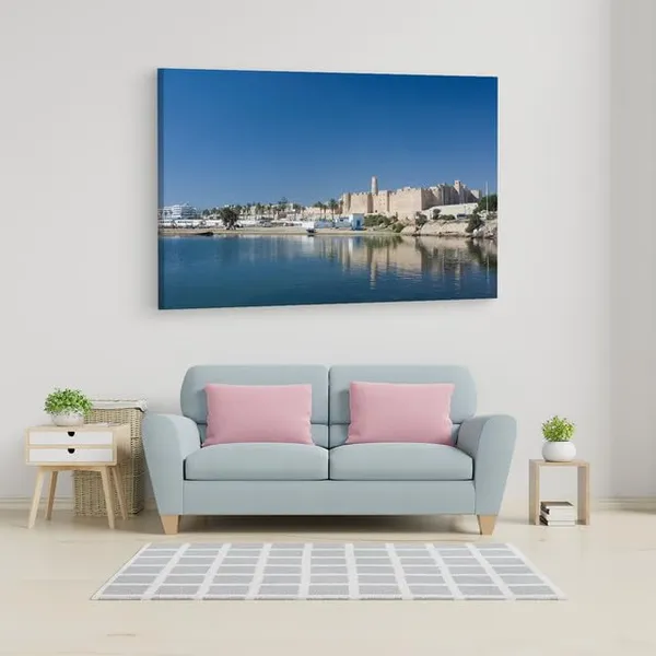 Multicolor_Monastir,_Wooden_Framed_Canvas_Paintings_|_For_Home_Decor_|_Bedroom,_Living_Room,Wall_Decoration_|_Wall_Art_Painting,_Ct0173,_Size_16_X_24_In
