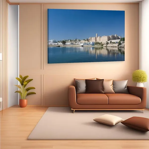 Multicolor_Monastir,_Wooden_Framed_Canvas_Paintings_|_For_Home_Decor_|_Bedroom,_Living_Room,Wall_Decoration_|_Wall_Art_Painting,_Ct0173,_Size_16_X_24_In
