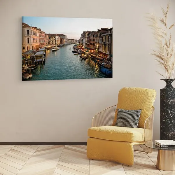 Multicolor_Grand_Canal,_Wooden_Framed_Canvas_Paintings_|_For_Home_Decor_|_Bedroom,_Living_Room,Wall_Decoration_|_Wall_Art_Painting,_Ct0174,_Size_16_X_24_In
