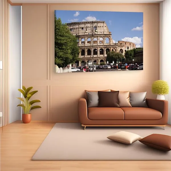 Multicolor_Colosseum,_Wooden_Framed_Canvas_Paintings_|_For_Home_Decor_|_Bedroom,_Living_Room,Wall_Decoration_|_Wall_Art_Painting,_Ct0175,_Size_16_X_24_In