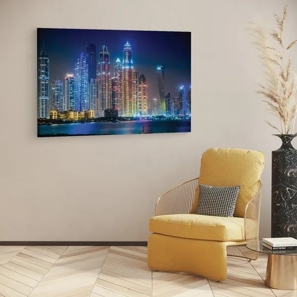 Multicolor_Burj_Khalifa,_Wooden_Framed_Canvas_Paintings_|_For_Home_Decor_|_Bedroom,_Living_Room,Wall_Decoration_|_Wall_Art_Painting,_Ct0176,_Size_16_X_24_In
