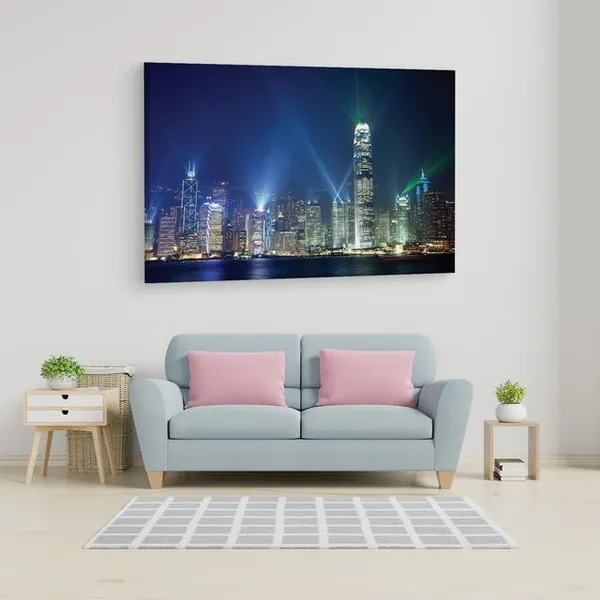 Multicolor_A_Symphony_Of_Lights,_Wooden_Framed_Canvas_Paintings_|_For_Home_Decor_|_Bedroom,_Living_Room,Wall_Decoration_|_Wall_Art_Painting,_Ct0177,_Size_16_X_24_In