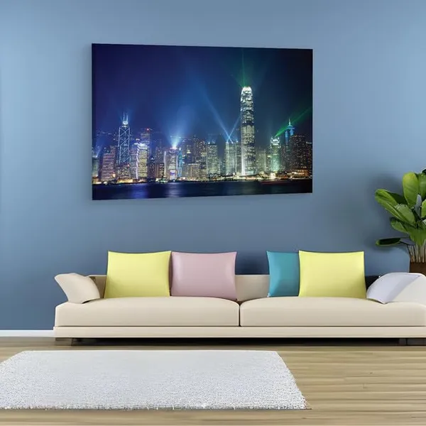 Multicolor_A_Symphony_Of_Lights,_Wooden_Framed_Canvas_Paintings_|_For_Home_Decor_|_Bedroom,_Living_Room,Wall_Decoration_|_Wall_Art_Painting,_Ct0177,_Size_16_X_24_In