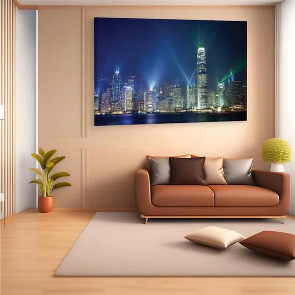 Multicolor_A_Symphony_Of_Lights,_Wooden_Framed_Canvas_Paintings_|_For_Home_Decor_|_Bedroom,_Living_Room,Wall_Decoration_|_Wall_Art_Painting,_Ct0177,_Size_16_X_24_In