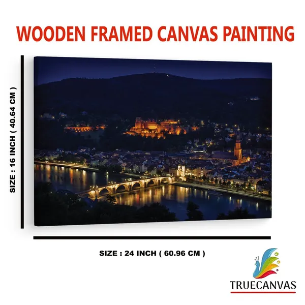 Multicolor_Heidelberg_4K_Night,_Wooden_Framed_Canvas_Paintings_|_For_Home_Decor_|_Bedroom,_Living_Room,Wall_Decoration_|_Wall_Art_Painting,_Ct0181,_Size_16_X_24_In