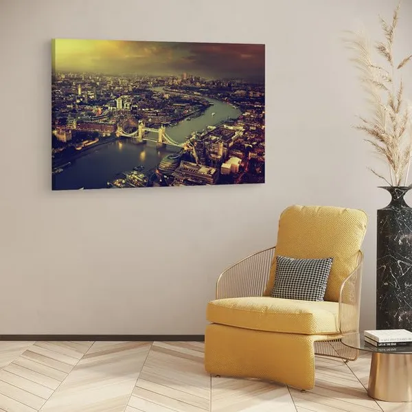 Multicolor_River_Thames,_Wooden_Framed_Canvas_Paintings_|_For_Home_Decor_|_Bedroom,_Living_Room,Wall_Decoration_|_Wall_Art_Painting,_Ct0188,_Size_16_X_24_In