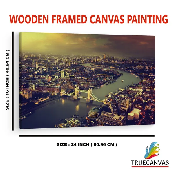Multicolor_River_Thames,_Wooden_Framed_Canvas_Paintings_|_For_Home_Decor_|_Bedroom,_Living_Room,Wall_Decoration_|_Wall_Art_Painting,_Ct0188,_Size_16_X_24_In