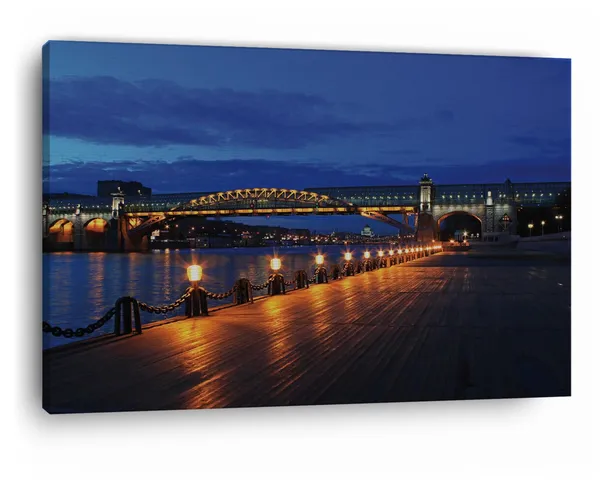 Multicolor_Cities,_Night,_Moskow,_Wooden_Framed_Canvas_Paintings_|_For_Home_Decor_|_Bedroom,_Living_Room,Wall_Decoration_|_Wall_Art_Painting,_Ct0196,_Size_16_X_24_In