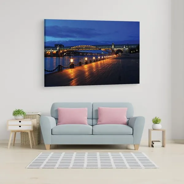 Multicolor_Cities,_Night,_Moskow,_Wooden_Framed_Canvas_Paintings_|_For_Home_Decor_|_Bedroom,_Living_Room,Wall_Decoration_|_Wall_Art_Painting,_Ct0196,_Size_16_X_24_In