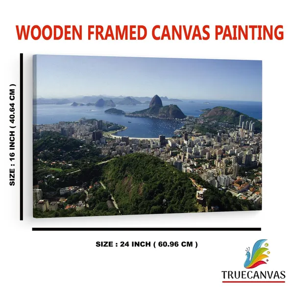 Multicolor_Rio_De_Janeiro_View,_Wooden_Framed_Canvas_Paintings_|_For_Home_Decor_|_Bedroom,_Living_Room,Wall_Decoration_|_Wall_Art_Painting,_Ct0198,_Size_16_X_24_In