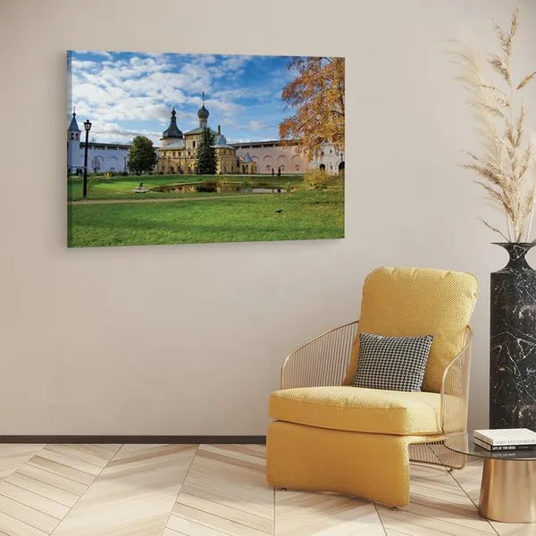 Multicolor_Rostov_Kremlin,_Wooden_Framed_Canvas_Paintings_|_For_Home_Decor_|_Bedroom,_Living_Room,Wall_Decoration_|_Wall_Art_Painting,_Ct0199,_Size_16_X_24_In