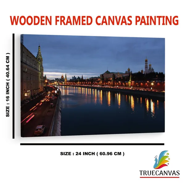 Multicolor_Moskva_River,_Wooden_Framed_Canvas_Paintings_|_For_Home_Decor_|_Bedroom,_Living_Room,Wall_Decoration_|_Wall_Art_Painting,_Ct0208,_Size_16_X_24_In