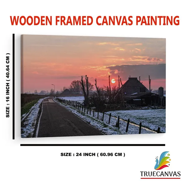 Multicolor_Winter_Road_Sky,_Wooden_Framed_Canvas_Paintings_|_For_Home_Decor_|_Bedroom,_Living_Room,Wall_Decoration_|_Wall_Art_Painting,_Ct0210,_Size_16_X_24_In