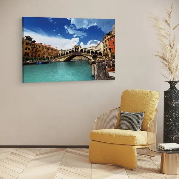 Multicolor_Rialto_Bridge,_Wooden_Framed_Canvas_Paintings_|_For_Home_Decor_|_Bedroom,_Living_Room,Wall_Decoration_|_Wall_Art_Painting,_Ct0212,_Size_16_X_24_In