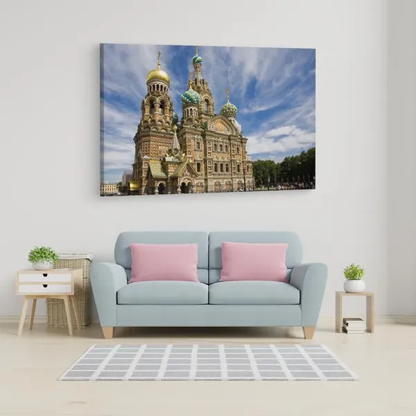 Multicolor_Savior_On_The_Spilled_Blood,_Wooden_Framed_Canvas_Paintings_|_For_Home_Decor_|_Bedroom,_Living_Room,Wall_Decoration_|_Wall_Art_Painting,_Ct0215,_Size_16_X_24_In