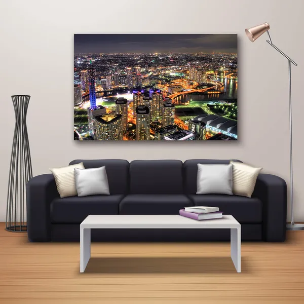 Multicolor_Yokohama_Prefecture,_Wooden_Framed_Canvas_Paintings_|_For_Home_Decor_|_Bedroom,_Living_Room,Wall_Decoration_|_Wall_Art_Painting,_Ct0216,_Size_16_X_24_In